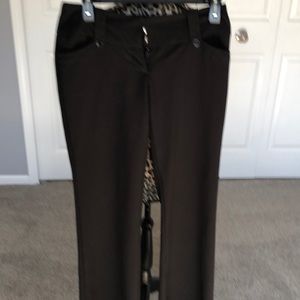 Black dress slacks low waist with pockets